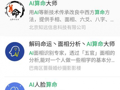 ai 算命小程序,揭秘未来，探索命运之谜